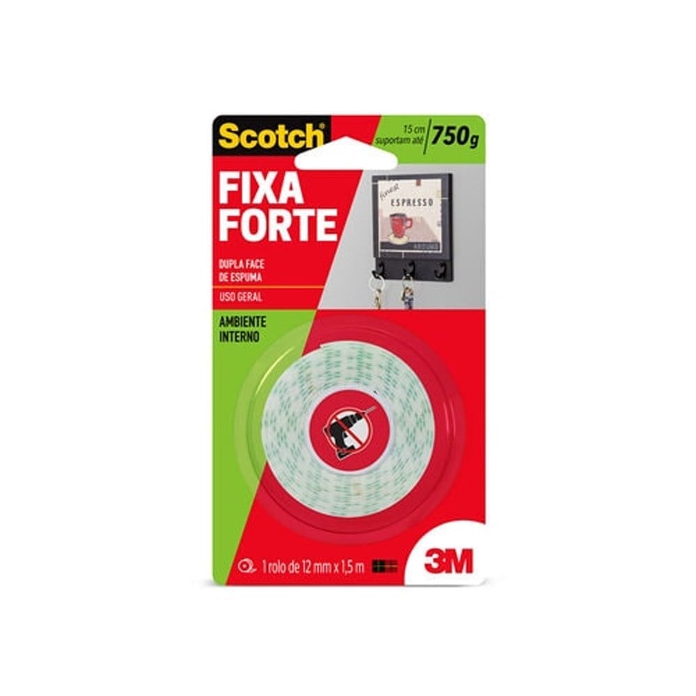 Fita Dupla Face 3M Espuma 12X1.5M HB004750178