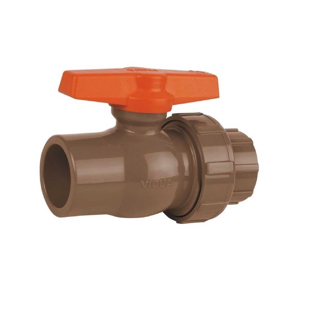 Registro Esfera PVC Viqua com União 25mm 1070502