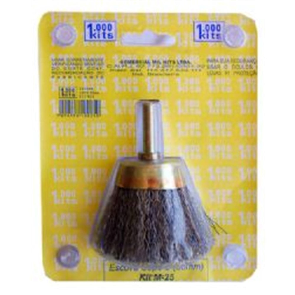 Escova Aço Milkits Tipo Pincel 5/8" Cartela 1 Peça M26