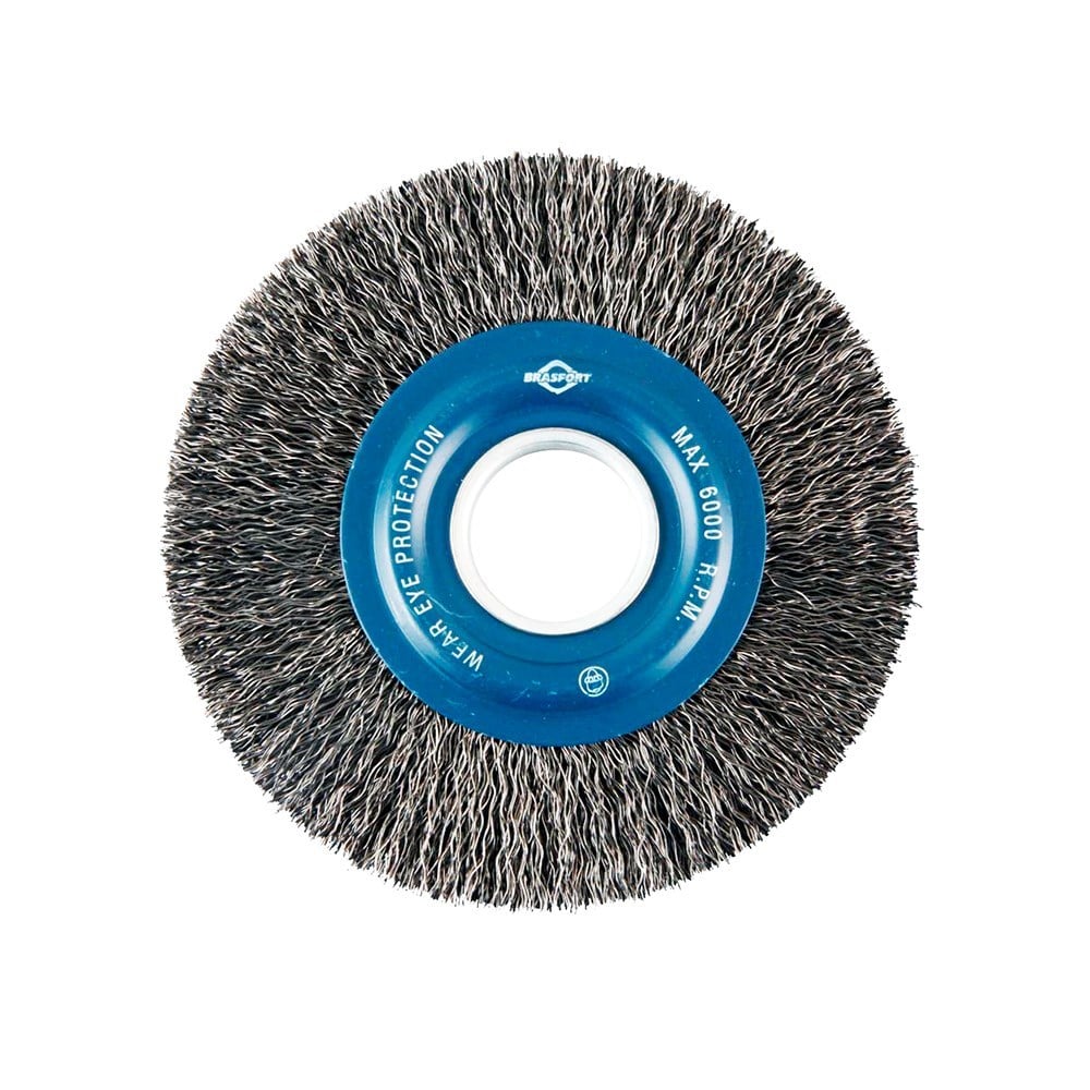 Escova Aço Brasfort Circular Aço Carbono 6x5/8 7240