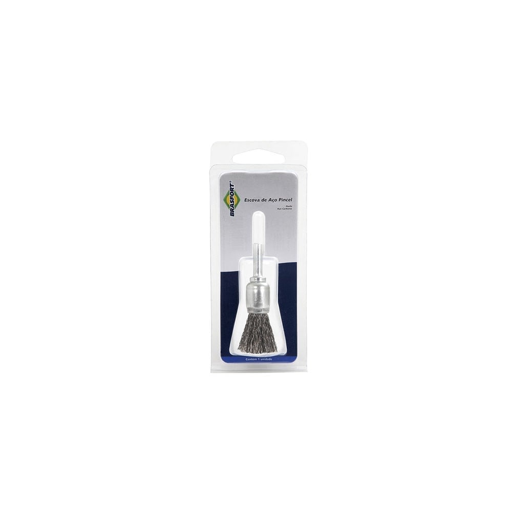 Escova Aço Brasfort Pincel 17mmCOM Haste 7266