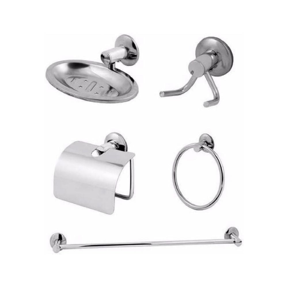 Kit Banheiro Hidrolar Cromado com 5 Peças | 997 - imagem 1