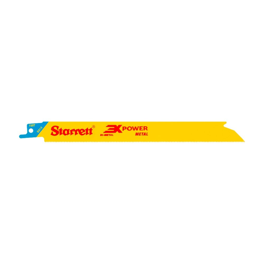 Lâmina Serra Sabre Starrett 200MM/8" Bi-Metal 2 Peças 18 Dentes B818-2