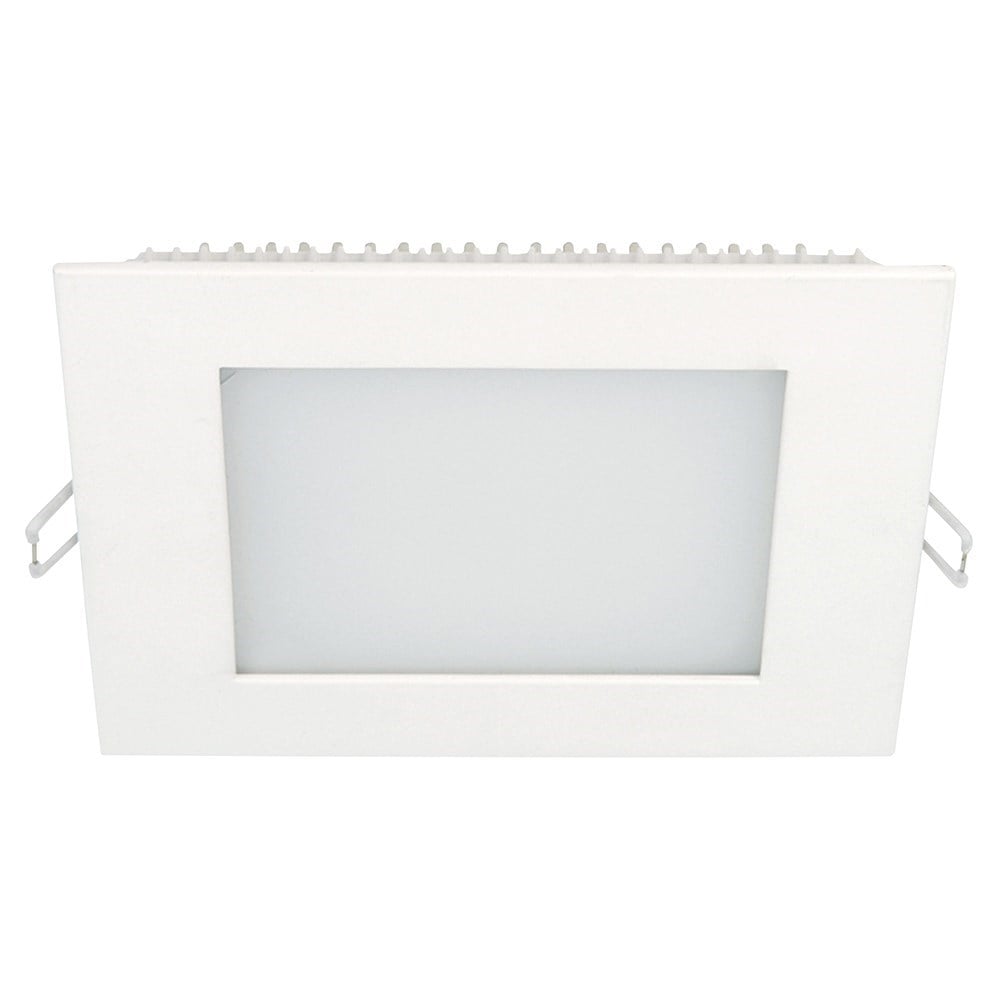Luminária LED Plafon Taschibra Embutir Quadrado 06W 3000K 12cm 15090039 - imagem 1